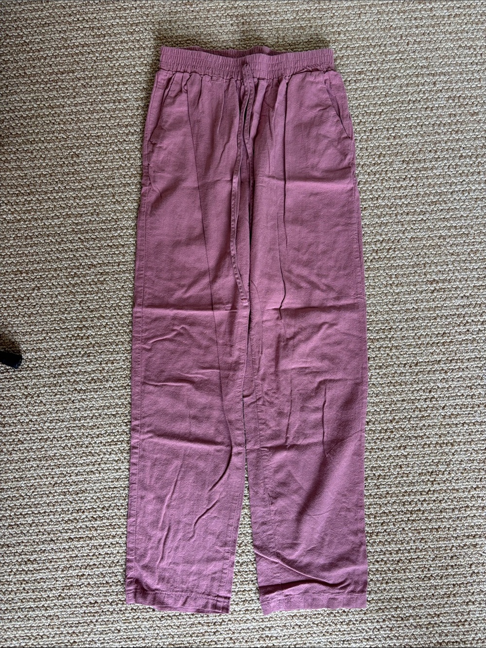 SHEIN Mauve Straight Leg Pants